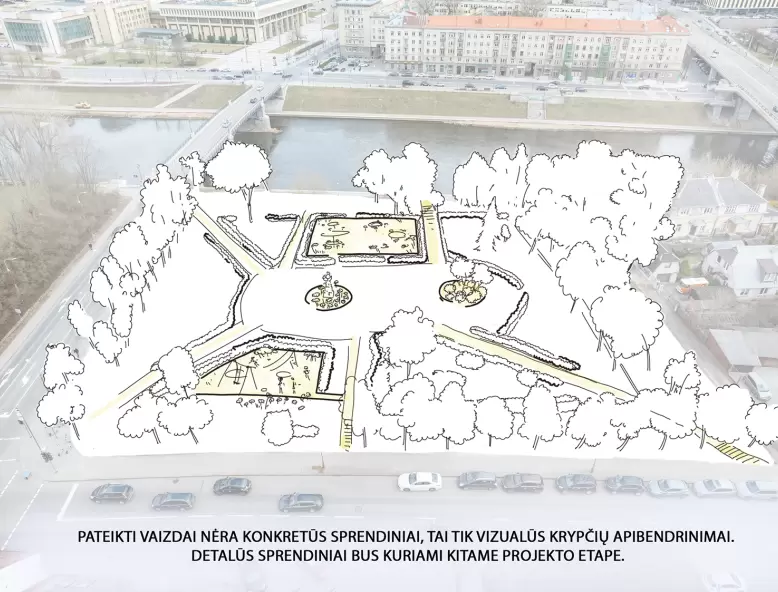 Gyventojai kviečiami spręsti dėl Eduardo Balsio skvero ateities – prasideda viešas balsavimas