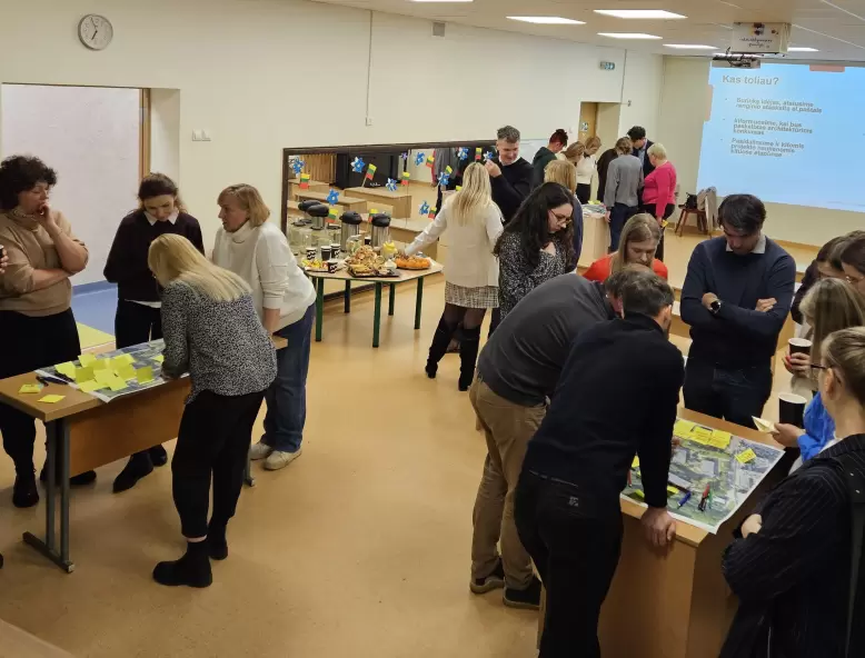 Markučių bendruomenė aktyviai įsitraukė į idėjų generavimą darželio rekonstrukcijai