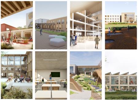 Architektūrinių idėjų koliažas