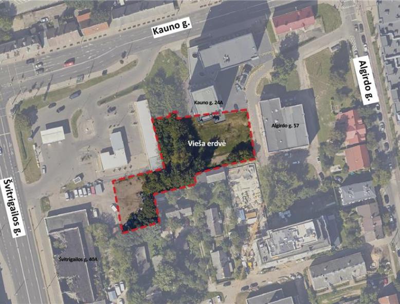 Kvietimas į susitikimą dėl šunų aikštelės ir vaikų žaidimų erdvės įrengimo Kauno g. Naujamiestyje