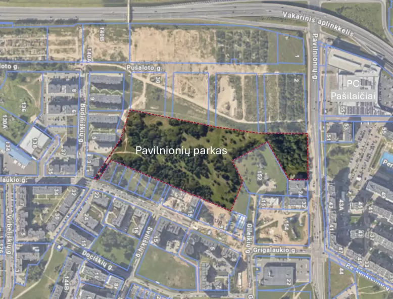 Ruošiamasi skelbti Pavilnionių parko projektavimo konkursą, gyventojai kviečiami į kūrybines dirbtuves