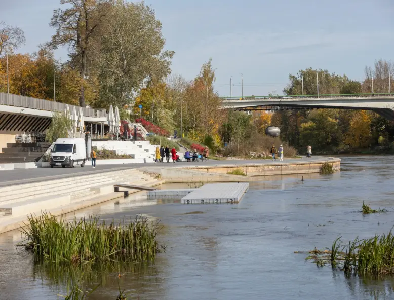 Likusi Neries rekonstrukcijos darbų dalis bus užbaigta pavasarį