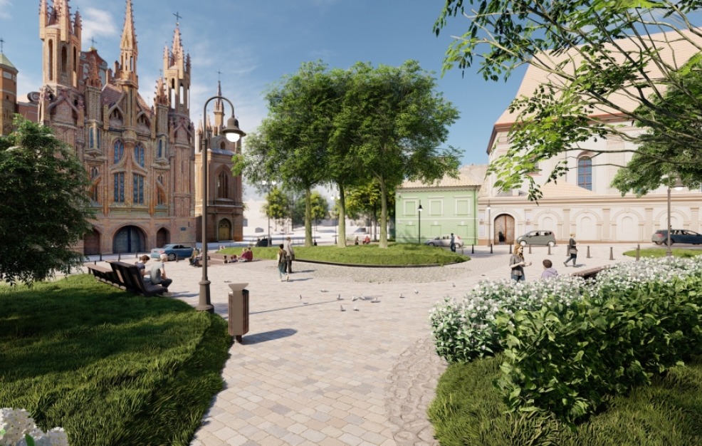 Vilniaus vystymo kompanijos vizualizacija
